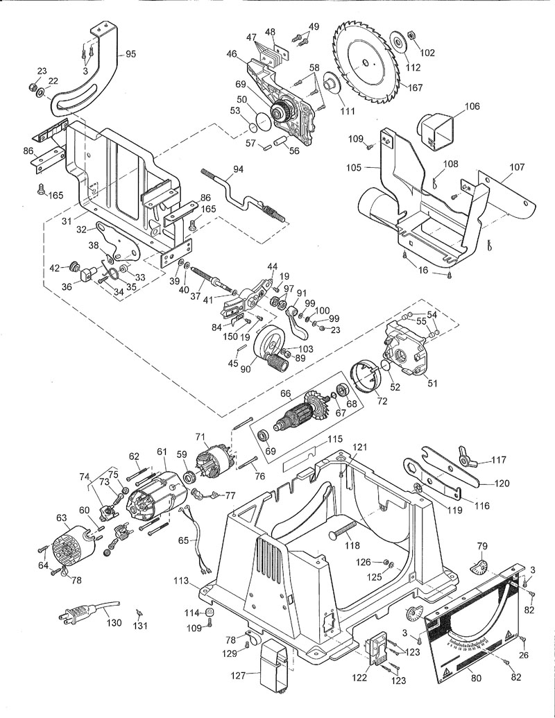 Dws779 Parts Diagram Type 22